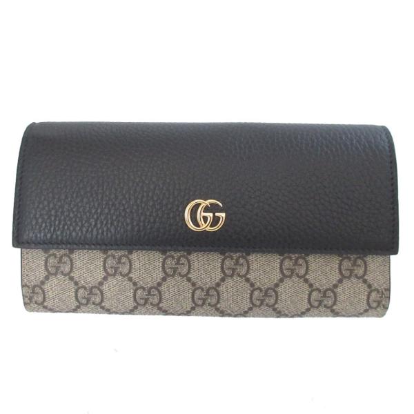 GUCCI（グッチ） 未使用 ダブルG 735594 GGスプリーム レザー ベージュ