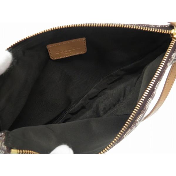 美品 クリスチャンディオール トロッター サドルポーチ キャンバス ブラウン ハンドバッグ バッグ 0095 Christian Dior 美品 クリスチャンディオール トロッター サドルポーチ キャンバス ブラウン ハンドバッグ バッグ 0095 Christian Dior