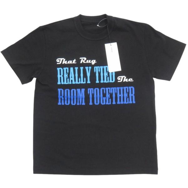 未使用 サカイ × ビッグ リボウスキ 20-0055S コットン ブラック 半袖Ｔシャツ 黒 0363 Sacai × THE BIG LEBOWSKI