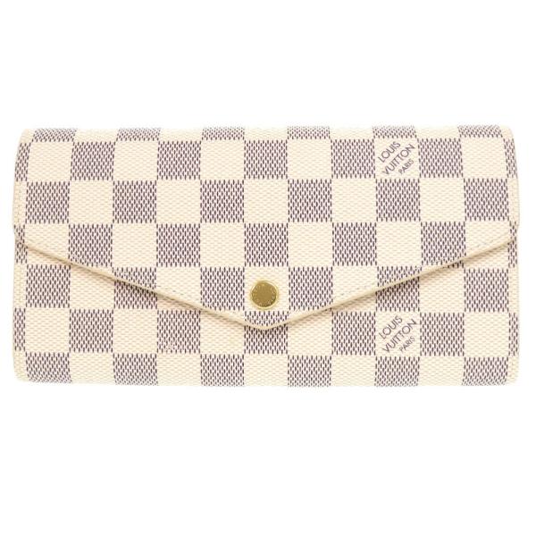 【美品】ルイヴィトン ダミエアズール ポルトフォイユ サラ 長財布 N63208 LOUIS VUITTON（ルイ・ヴィトン） 新品同様 ルイ ヴィトン