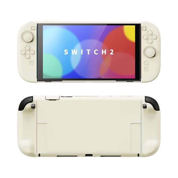 互換品】アイボリー Nintendo Switch 2（2025）対応ハードカバー 保護