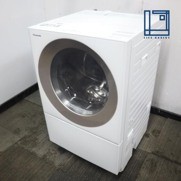 【中古】Panasonic パナソニック Cuble ドラム式洗濯機 NA-VS1000L-N 洗濯10kg 乾燥無し 送料無料 R36422