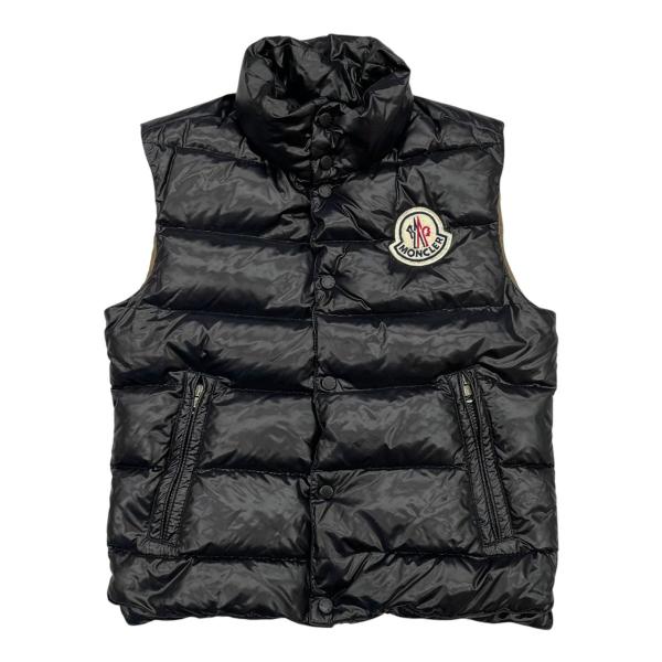 モンクレール ダウンベスト チベット 43302/50/68950 0サイズ ナイロン ブラック ブラウン TIBET MONCLER