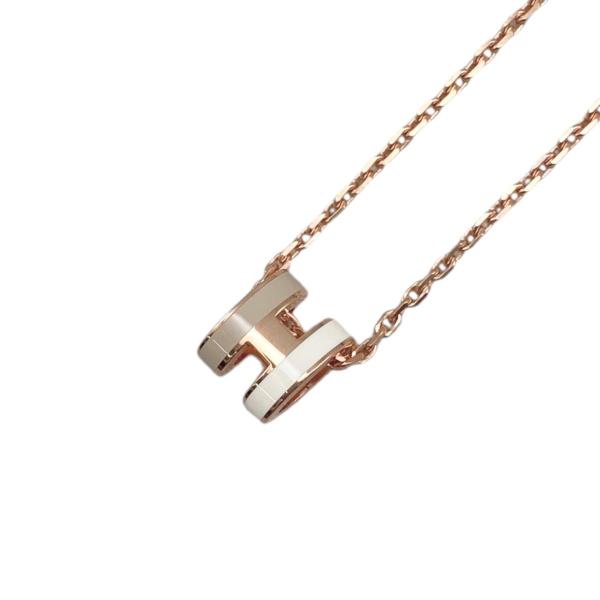 HERMES（エルメス） ネックレス ミニポップH アッシュ ロカバール