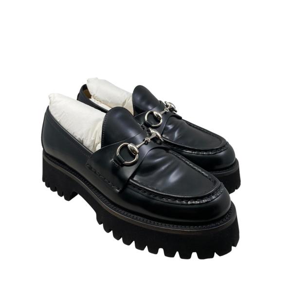 GUCCI（グッチ） ローファー ホーストビット 764211 37サイズ レザー