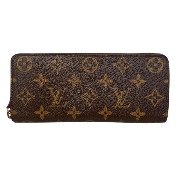 ルイヴィトン 長財布 ポルトフォイユ・クレマンス M60742 モノグラム フューシャ ピンク LOUIS VUITTON