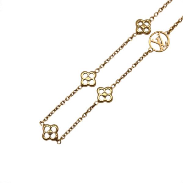 ルイヴィトン ネックレス ネックレス・フラワーフル M68125 モノグラム・フラワー ゴールド LOUIS VUITTON
