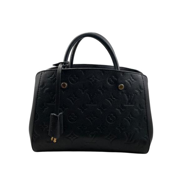 ルイヴィトン ハンドバッグ ショルダーバッグ モンテーニュBB M41053 モノグラム アンプラント ノワール ブラック LOUIS VUITTON