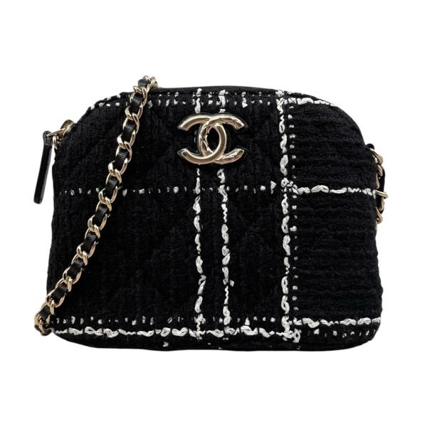 CHANEL（シャネル） ショルダーバッグ ツイード チェーンバッグ ココ