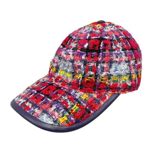 GUCCI（グッチ） 帽子 ツイード ベースボールキャップ 729136 Mサイズ