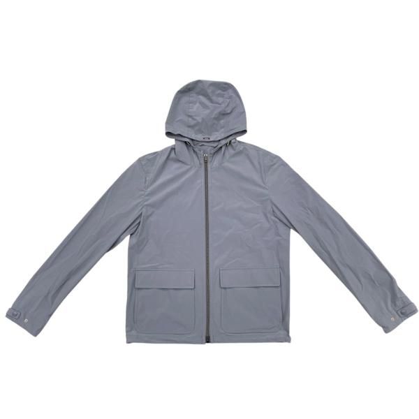 ヘルノ ジャケット フーデッド マウンテンパーカー GI0101U19343S9030 50サイズ ナイロン ブルー HERNO