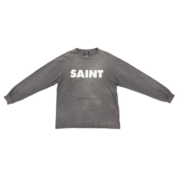 SAINT Mxxxxxx（セントマイケル） 長袖Tシャツ ロゴプリント SM-A23