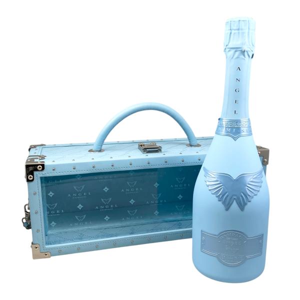 ガ*ジ様 【未開栓】エンジェルシャンパンドゥミセックブルー 未開栓 エンジェル ドゥミセック ブルー シャンパン 750ml 12.5