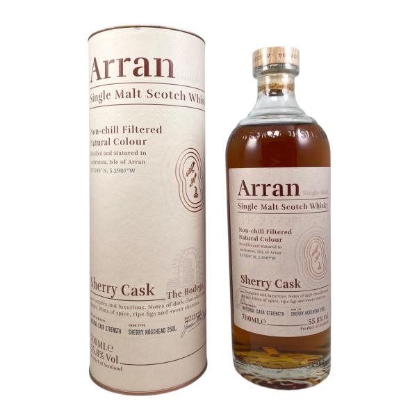 未開栓 Arranアラン Sherry Caskシェリーカスク 700ml 未開栓 アラン シェリーカスク シングルモルト スコッチ ウイスキー