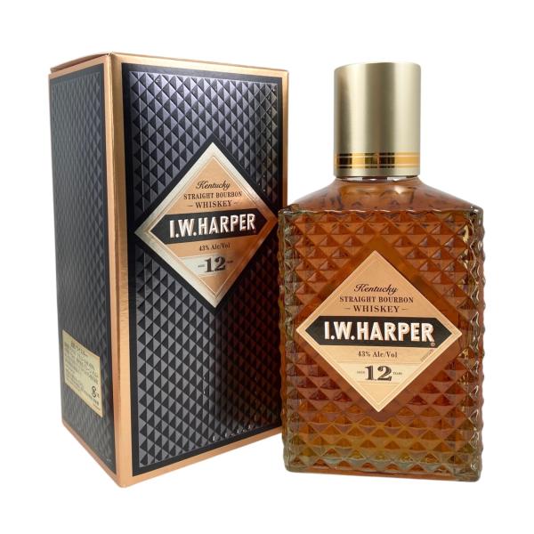 I.W.HARPER 未開栓 I.W.ハーパー バーボン ウイスキー 12年 750ml 43