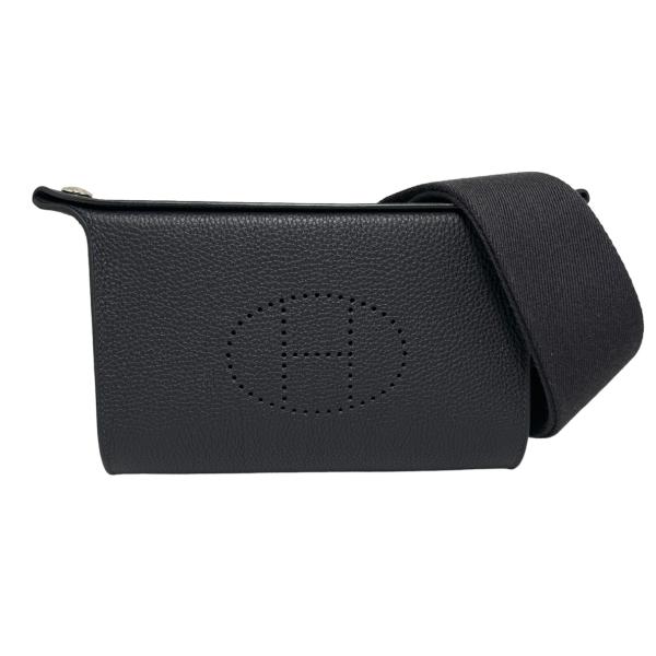 HERMES エルメス ショルダーバッグ ヴィドポッシュ ブラック