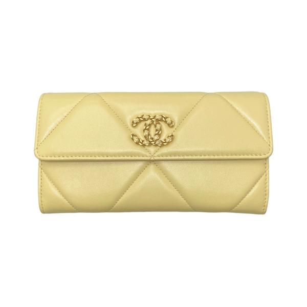 CHANEL 19 シャネル19 2つ折り長財布 ロングフラップウォレット CHANEL 19 シャネル19 2つ折り長財布 ロングフラップウォレット