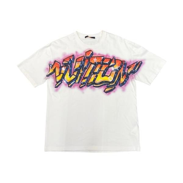 LOUIS VUITTON ルイヴィトン 半袖Tシャツ グラフィットロゴ RM221 DT3 