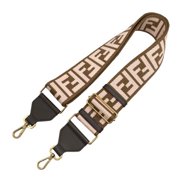 FENDI ストラップユーミニ　ハンド ズッカ柄 FF ゴールド金具 FENDI(フェンディ) ストラップ ユー ズッカ柄 ショルダー