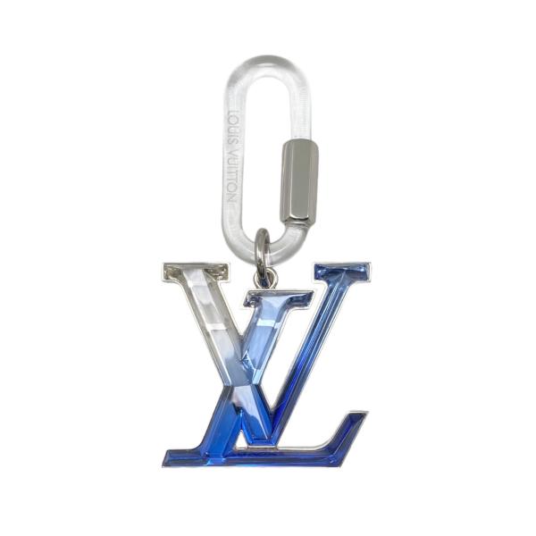 LOUISVUITTONルイヴィトンバッグチャーム大理石柄ターコイズブルー美品 LOUISVUITTONルイヴィトンバッグチャーム大理石柄ターコイズ