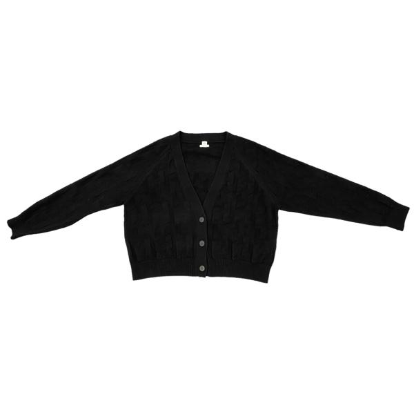 HERMES エルメス ニット カーディガン 4E2706D3 44サイズ Hロゴ ウール