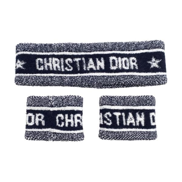 DIOR 目覚め 20aw スキーコレクション ロゴ ニット ヘアバンド