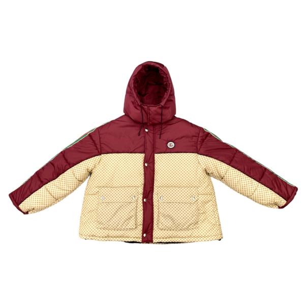 美品　グッチダウンコート GUCCI（グッチ） ダウンジャケット GGパラシュートナイロンパデッド