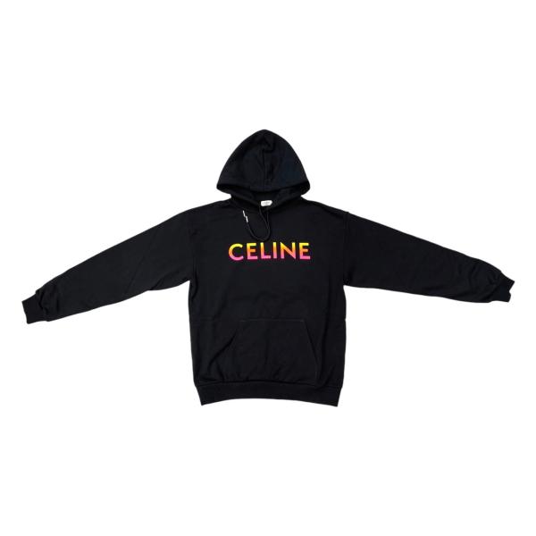 CELINE（セリーヌ） スウェット グラデーションロゴプリントパーカー