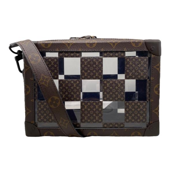 おしゃれなトランク型【Louis Vuitton】ショルダーバッグ ルイ ヴィトン ソフト トランク ショルダー バッグ メンズ