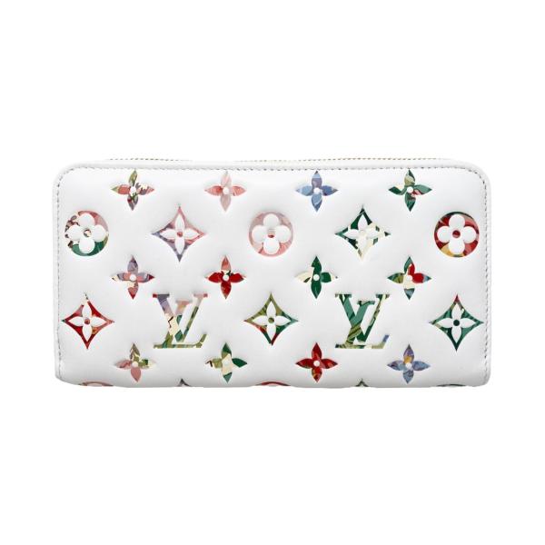 LOUIS VUITTON 長財布　ホワイト LOUIS VUITTON ルイヴィトン 長財布 ジッピーウォレット M81694