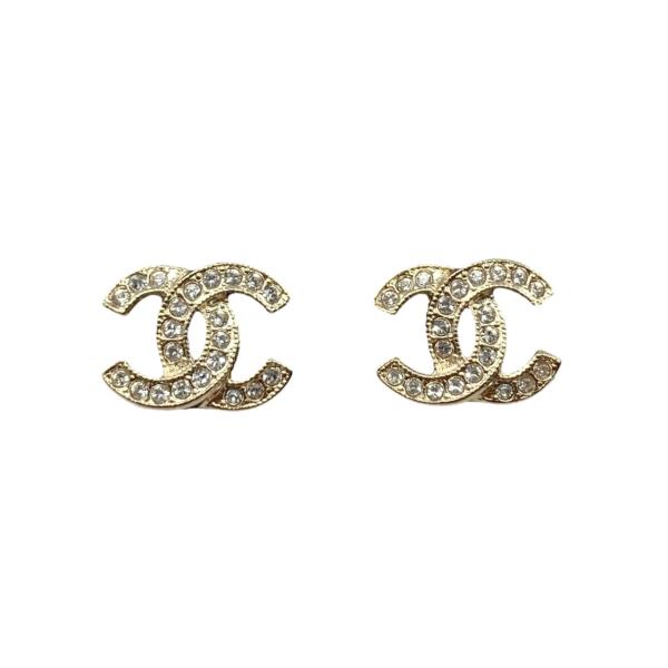 CHANEL（シャネル） ピアス ココマーク ABE100 F24V ラインストーン