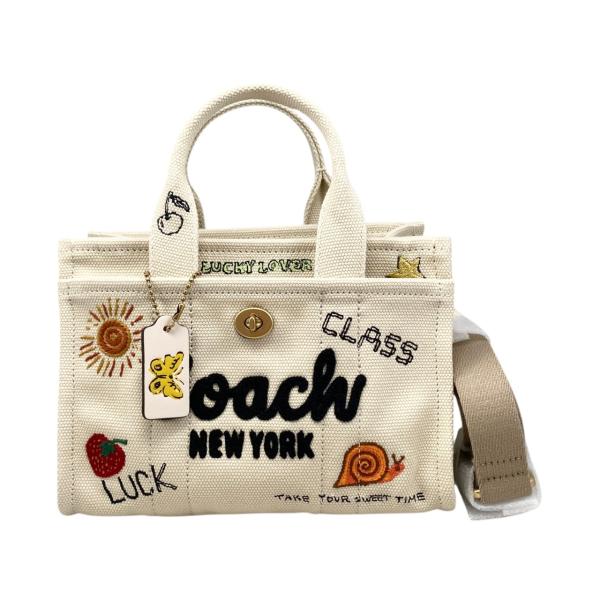COACH かごバッグ ベージュ/ブラウン ベージュ系 Coach(コーチ) かごバッグ(レディース) - 海外通販の