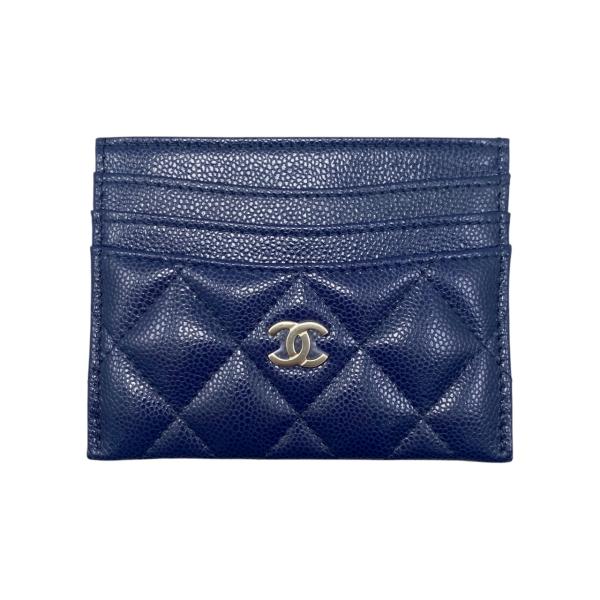 CHANEL キャビアスキン　マトラッセ　コインケース　フラグメントケース シャネル マトラッセ キャビアスキン フラグメントケース L字