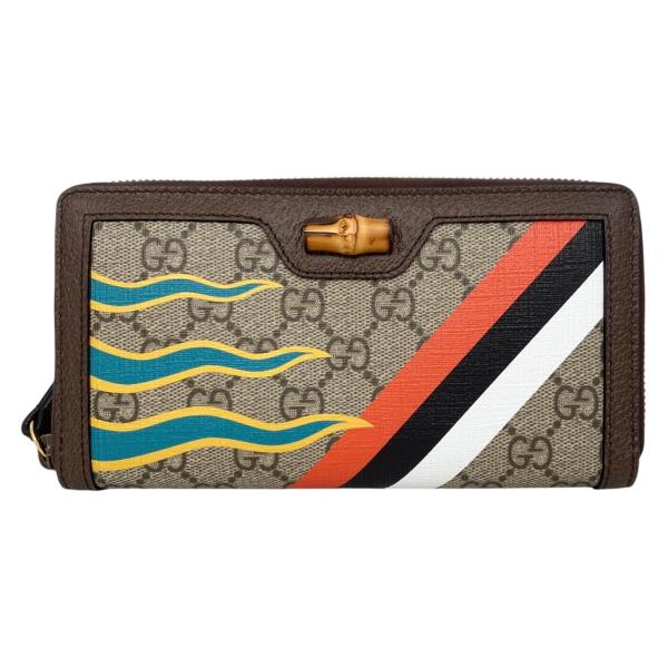 GUCCI グッチ 長財布 ダイアナ ジップアラウンドウォレット
