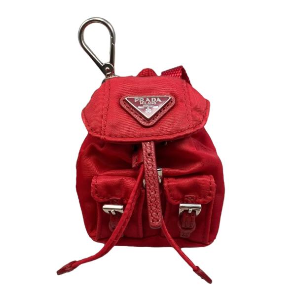 PRADA（プラダ） バッグチャーム バックパックモチーフ キーホルダー
