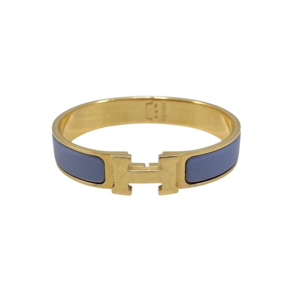 HERMES（エルメス） ブレスレット クリックH エナメル ブルー イエロー
