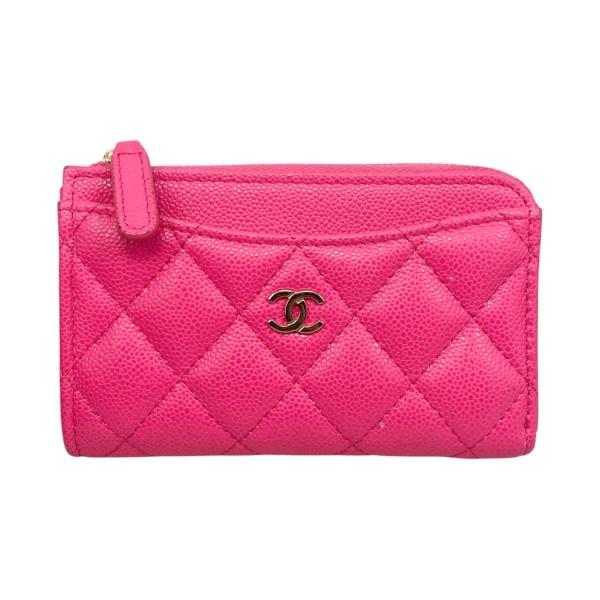 CHANEL マトラッセ　キャビアスキン　コインケース　カードケース CHANEL（シャネル） カードケース コインケース クラシック ジップ