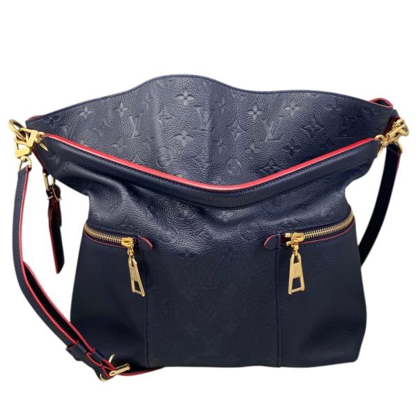 LOUIS VUITTON ルイヴィトン マルタージュ ブルーマリーヌ 2WAYバッグ ハンドバッグ ショルダーバッグ チェーンバッグ ネイビー レザー M23682 ゴールド金具 LOUIS VUITTON（ルイ・ヴィトン） ショルダーバッグ メンズ