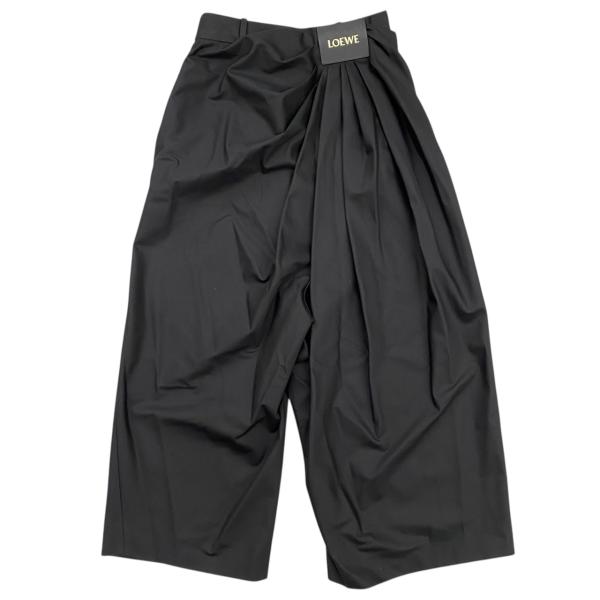LOEWE（ロエベ） パンツ ドレープ S540Y04XLP 34サイズ ハンドギャザー