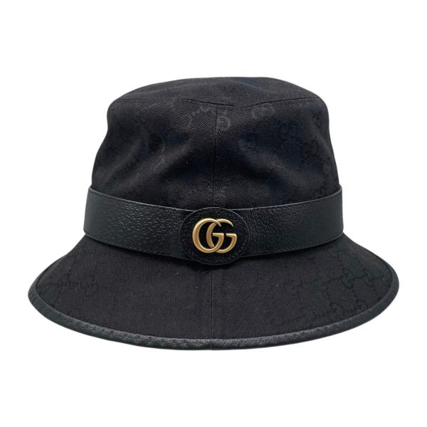 GUCCI（グッチ） 帽子 GGキャンバス バケットハット 576587 Lサイズ
