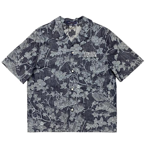 【希少】LOUIS VUITTON ロンT 花柄 コットンシャツ 希少】LOUIS VUITTON ロンT 花柄 コットンシャツ 希少】LOUIS VUITTON