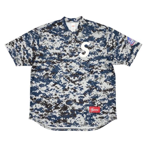Supreme（シュプリーム） 半袖シャツ Sロゴ ベースボール ヘンリー M
