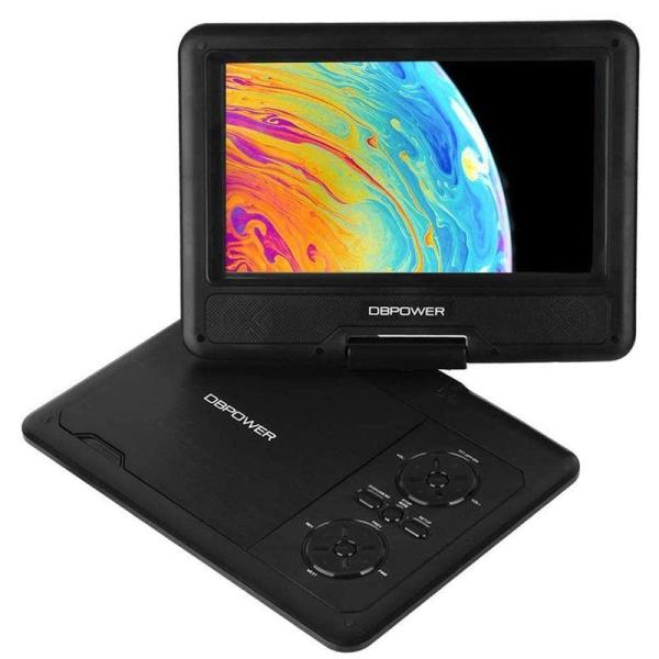 DBPOWER ポータブルビデオプレーヤー NS-713 7.5インチ ブラック