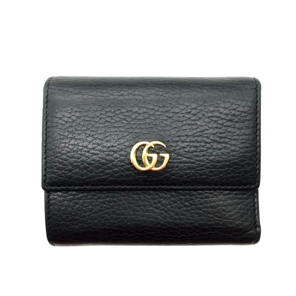 GUCCI（グッチ） 3つ折り財布 コンパクトウォレット GGマーモント