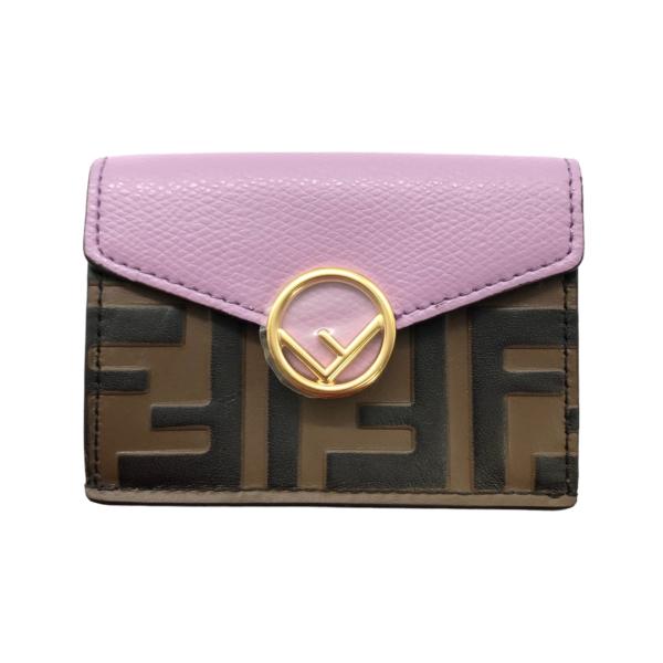 【うー】 FENDI エフイズ マイクロ トリフォールドウォレット FENDI フェンディ 財布 三つ折り財布 BAGUETTE MICRO TRIFOLD