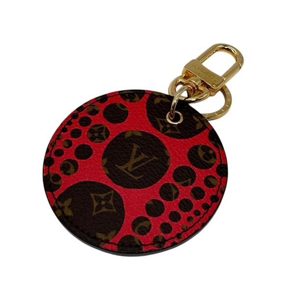 ルイヴィトン モノグラム ポルトクレ パンプキンドット 草間彌生 キーホルダー 極美品 LOUIS VUITTON ルイヴィトン×草間彌生 キーホルダー キー