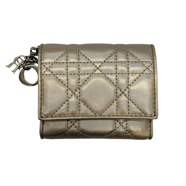 【値下げ可】Dior ディオール　レディディオールロータ 三つ折り 財布 今日は一粒万倍日】開運日に迎えたい！「ディオール」レディライクな