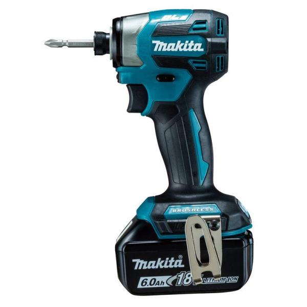マキタ インパクトドライバ 充電式 TD173DRGX フルセット 純正 BL1860B 18V 6.0Ah バッテリー2個 DC18RF 充電器 ケース ブルー マキタカラー TD173D makita