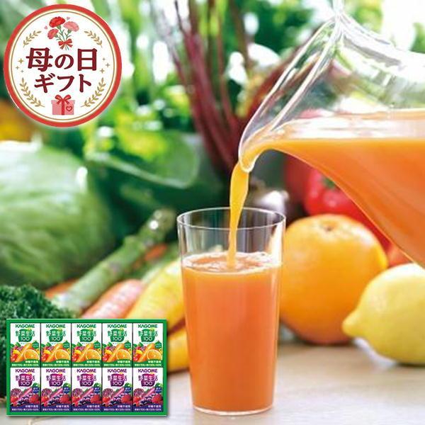 他サイト： 母の日ギフト カゴメ 野菜生活100 小容量ギフト 10本入り 飲みやすい2種セット お届け期間5月6日〜5月10日の商品画像
