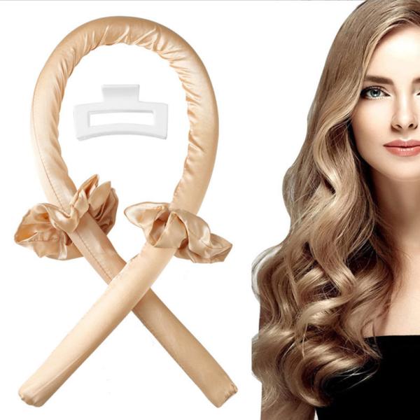 ヘアカーラー 手巻きウエーブ ヘアー アレンジ グッズ 巻き髪  スポンジ ヒートレス ローラー 手巻き ヘッドバンド 髪カール